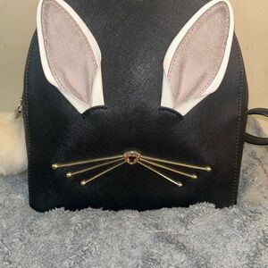 Kate Spade New York Hop To It Rabbit Sammi Backpack.